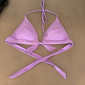 Victoria’s Secret adjustable triangle lavender top
